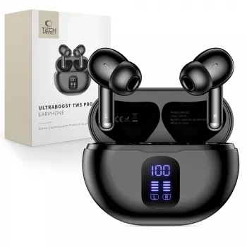TECH-PROTECT ULTRABOOST TWS EARPHONE PRO G2 NEGRU