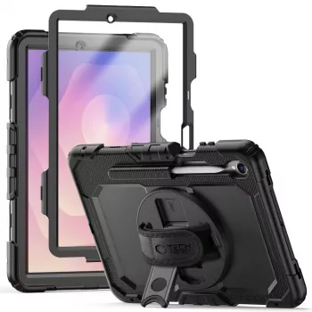 Tech-Protect Solid Rugged husă pentru Samsung Galaxy Tab S11 11.0 (X730/X736B), negru