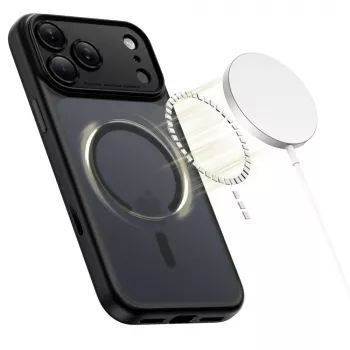 TECH-PROTECT MagPeak MagSafe CC iPhone 17 Pro negru mat