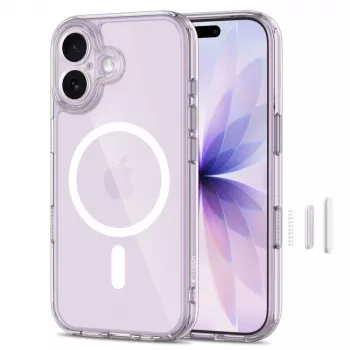 TECH-PROTECT MAGPEAK MAGSAFE CC IPHONE 17 TRANSPARENT