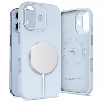 Husă MagSafe TECH-PROTECT UNIQ pentru iPhone 17, Mist Blue