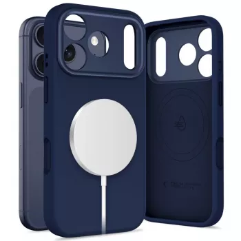 Husă MagSafe Tech-Protect Uniq pentru Apple iPhone 17 Pro Max, Deep Blue