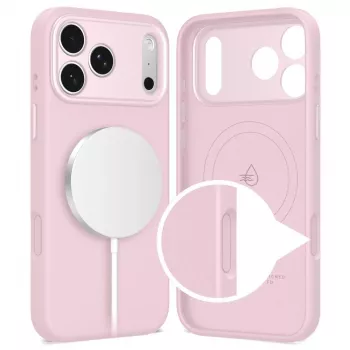 Husă spate Tech-Protect Uniq MagSafe iPhone 17 Pro Max roz
