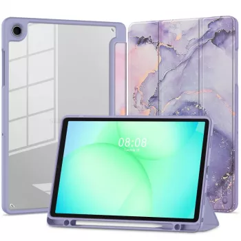 Husă cu pen TECH-PROTECT SC PEN HYBRID Galaxy Tab A9+ / A11+ PLUS 11.0 X210 / X215 / X216 / X230 / X235 / X236 Violet Marble