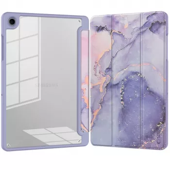 Husă cu pen TECH-PROTECT SC PEN HYBRID Galaxy Tab A9+ / A11+ PLUS 11.0 X210 / X215 / X216 / X230 / X235 / X236 Violet Marble