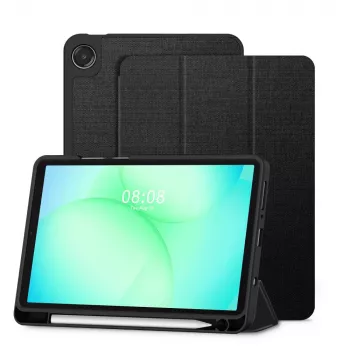Husă tip carte SC Pen Canvas Tech-Protect pentru Samsung Galaxy Tab A9+/A11+, neagră