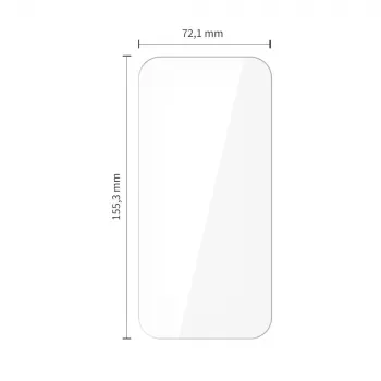 Folie de protecție din sticlă călită TECH-PROTECT, pachet de 10, pentru Apple iPhone 15 Pro Max, transparentă