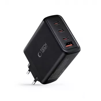 TECH-PROTECT NC120W-GAN încărcător de rețea 4 porturi PD 120W / QC3.0 negru