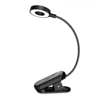 Lampă de lectură cu clemă TECH-PROTECT LL100 neagră