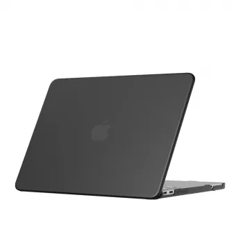 Tech-Protect Smartshell husă rigidă mată neagră pentru MacBook Neo 13 2026