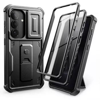 Husă Tech-Protect Kevlar CAM+, set de 2, pentru Galaxy S26, neagră