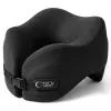 TECH-PROTECT COMFORTREST pernă de gât pentru călătorie neagră