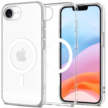 Husă Flexair MagSafe Tech-Protect pentru iPhone 16E/17E, transparentă