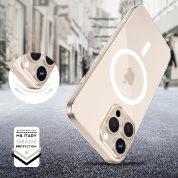 Husă Flexair MagSafe Tech-Protect pentru iPhone 16E/17E, transparentă