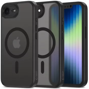 Tech-Protect Magcam MagSafe iPhone 16E/17E husă negru mat