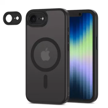 Tech-Protect Magcam MagSafe iPhone 16E/17E husă negru mat
