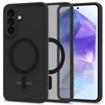 Husă Tech-Protect Magmat MagSafe pentru Samsung Galaxy A56 5G, neagră mat