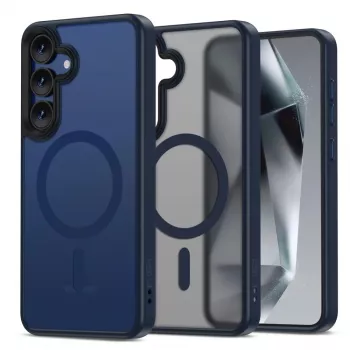 Husă MagSafe Magmat Tech-Protect pentru Samsung Galaxy S25, bleumarin