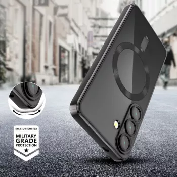 Tech-Protect Magflex MagSafe husă pentru Samsung Galaxy A26 5G negru lucios