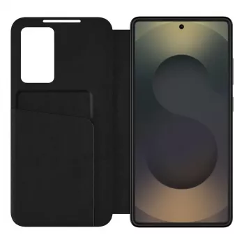Husă tip portofel Smart Wallet Tech-Protect pentru Samsung Galaxy S25+, neagră mat