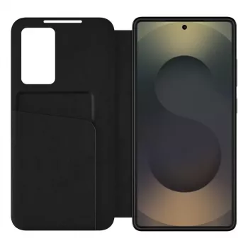 Husă cu portofel Tech-Protect Smart Wallet pentru Samsung Galaxy A56 5G, neagră mat
