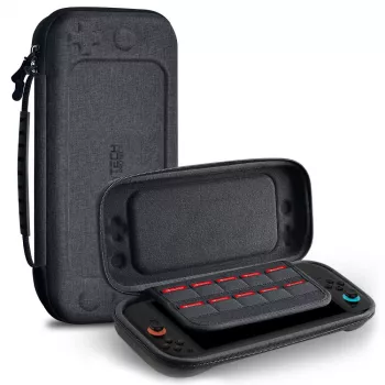 Husă rigidă TECH-PROTECT pentru Nintendo Switch 2, gri închis