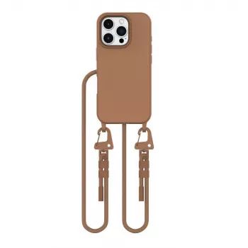 Tech-Protect Magnecklace Huscă MagSafe pentru iPhone 16 Pro Max, maro