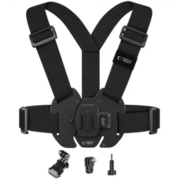 TECH-PROTECT GA100 Chest Mount for GoPro / DJI Action Cameras - Black