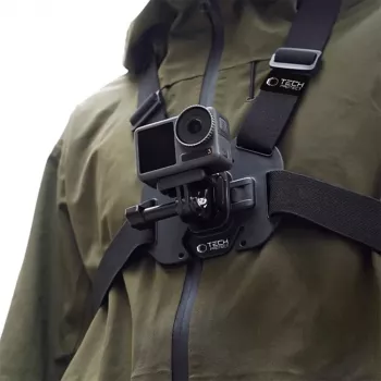 TECH-PROTECT GA100 Chest Mount for GoPro / DJI Action Cameras - Black