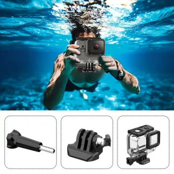 Carcasă impermeabilă TECH-PROTECT GA200 pentru GoPro Hero 5 / 6 / 7 transparentă