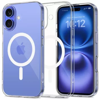 Tech-Protect FlexAir Huscă MagSafe pentru Apple iPhone 16, transparentă
