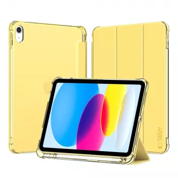 Tech-Protect SmartCase Pen Hybrid pentru iPad 10,9 inch (generația 10, 2022) / 11 inch (generația 11, 2025) - galben