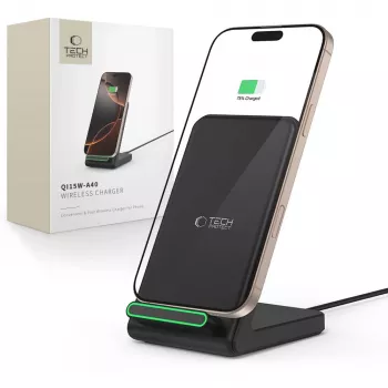 TECH-PROTECT QI15W-A40 Încărcător wireless, negru