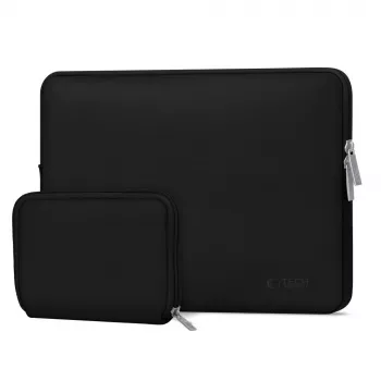 Tech-Protect NeoSlim Huscă laptop 15-16 inch, neagră