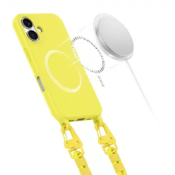 Tech-Protect Magnecklace MagSafe iPhone 16, galben