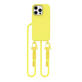 Tech-Protect Magnecklace Huscă MagSafe pentru Apple iPhone 16 Pro, galben