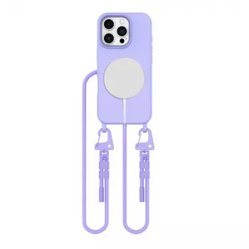 Tech-Protect Magnecklace Huscă MagSafe pentru iPhone 16 Pro Max, lavandă