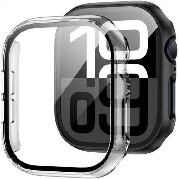 Husă de protecție TECH-PROTECT DEFENSE360 pentru Apple Watch 10 (42 mm), transparent
