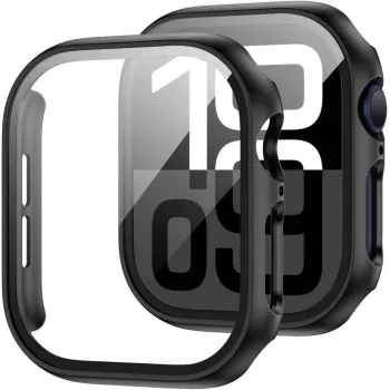 Husă de protecție TECH-PROTECT DEFENSE360 pentru Apple Watch 10 (42 mm), neagră