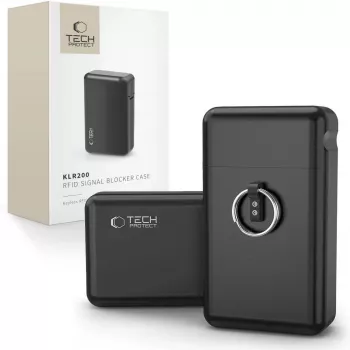 Carcasă blocantă semnal RFID din metal Tech-Protect KLR200 neagră
