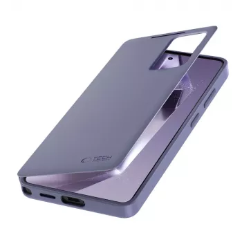 Husă cu portofel TECH-PROTECT SMART WALLET pentru Galaxy S26 Ultra mov