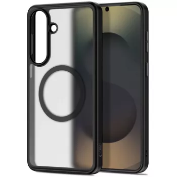 Husă MagSafe TECH-PROTECT MAGPEAK pentru Galaxy S26 neagră mat