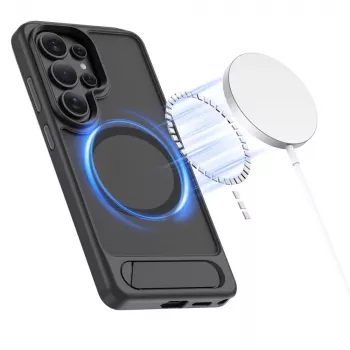 Husă MagSafe TECH-PROTECT MAGRACK pentru Galaxy S26 Ultra neagră mat