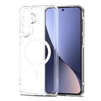 Husă MagSafe Tech-Protect Flexair Hybrid pentru Samsung Galaxy A57 5G, transparentă