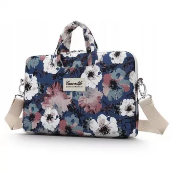 Husă pentru laptop Canvaslife 15-16 inch Blue Camellia