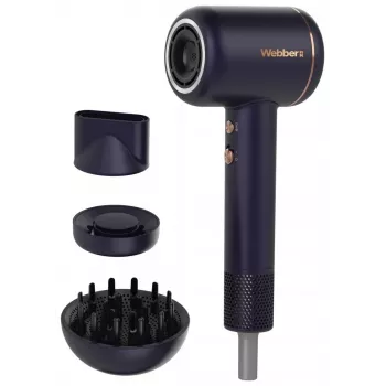 Webber Venta HD1698 3-in-1 Hot Air Brush Navy Blue