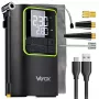 Pompă de aer reîncărcabilă VAYOX VA0409 4000mAh cilindru 19mm, umflător digital de anvelope