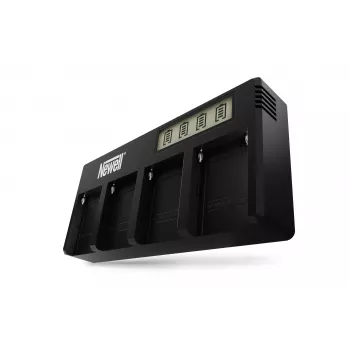 Încărcător de baterii cu patru canale Newell DF-4CH pentru seria Sony NP-F
