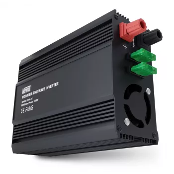 Invertor de tensiune Newell cu undă sinusoidală modificată - 12 V / 230 V, 500 W