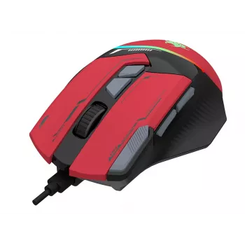 Mouse gaming cu fir Tracer GameZone Spectra RGB, 7200 DPI, roșu (TRAMYS47839)